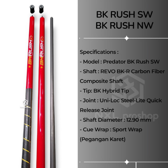 BK RUSH SW BK RUSH NW only break billard