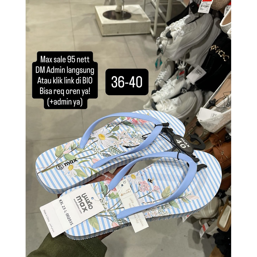 Promo Sale Diskon Discount Sepatu Dan Sandal Wanita Max Fashions Original