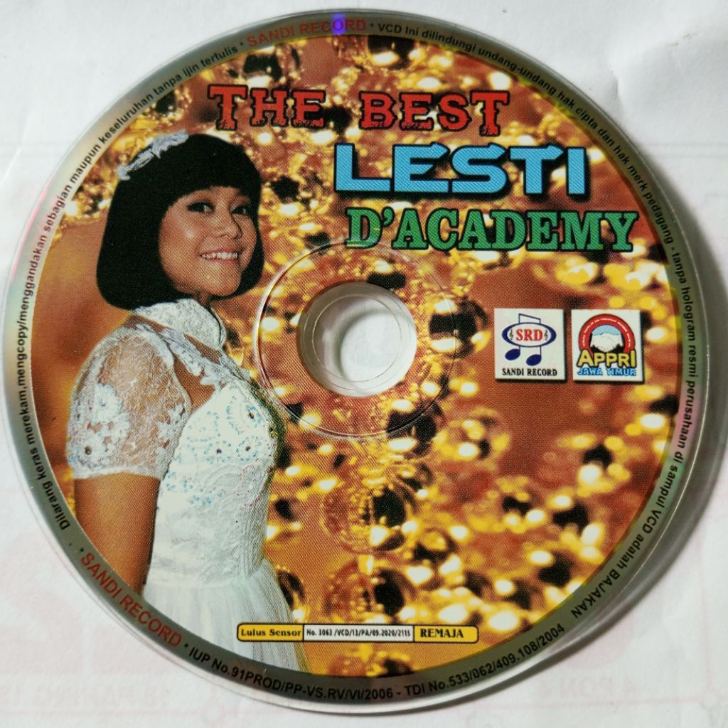 VCD Karaoke Original Dangdut Lesti The Best Of