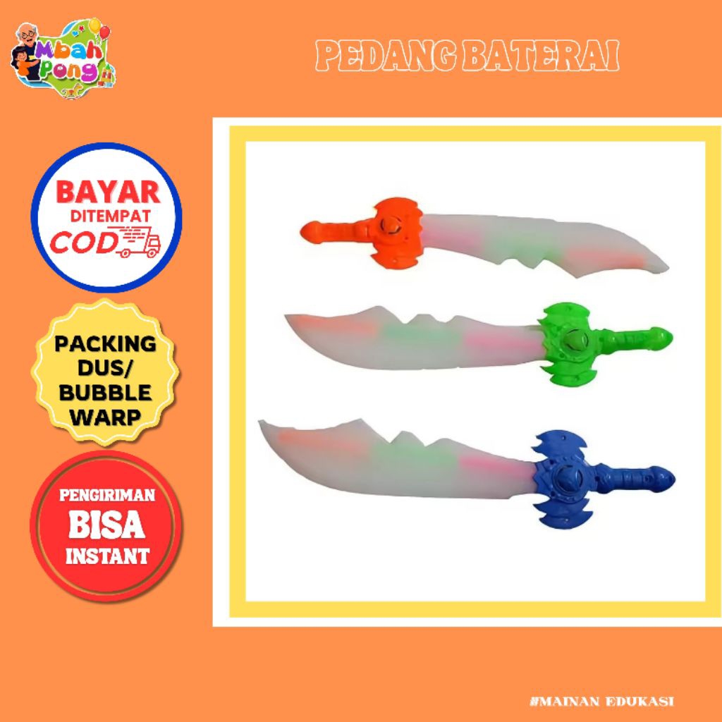 pedang mainan,pedang nyala,pedang samurai