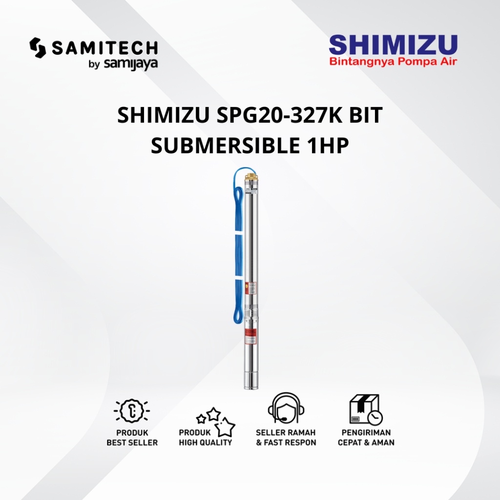 SHIMIZU SPG20-327K BIT SUBMERSIBLE 1HP