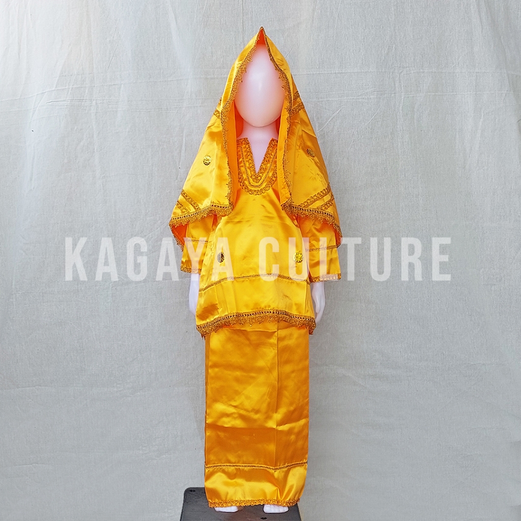Baju Adat Anak Perempuan Koto Gadang - Baju Adat Minang Koto Gadang Anak Perempuan - Baju Adat Anak 
