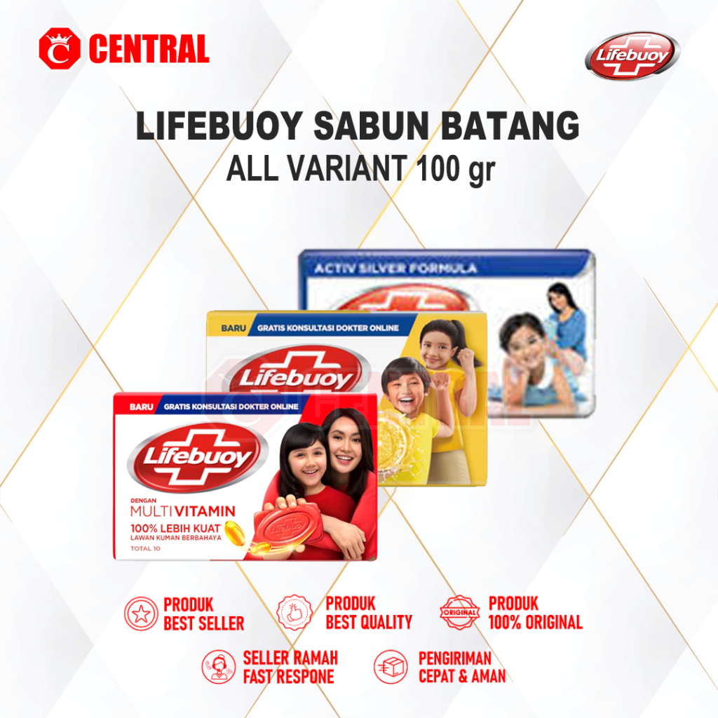 Lifebuoy Sabun Batang Antiseptik 100GR