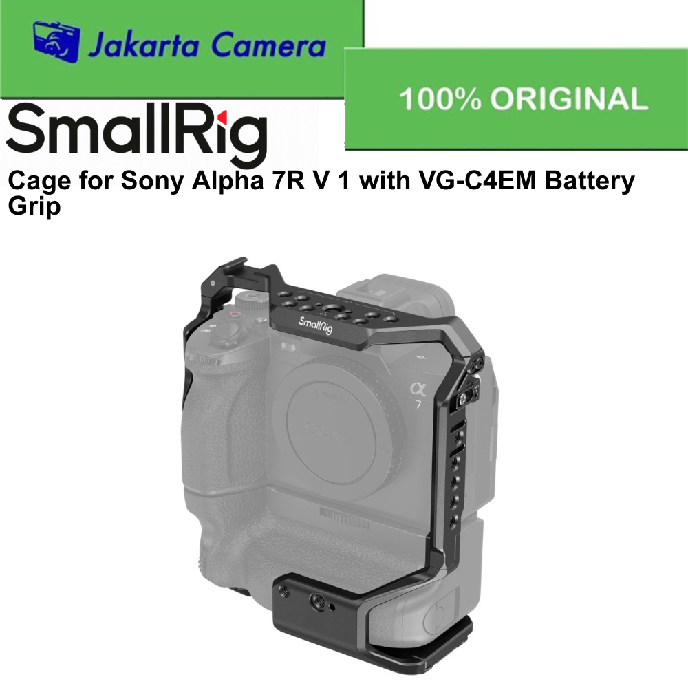 SmallRig 3594 Camera Cage For Sony Alpha 1 / 7R V / 7 IV / 7S III / 7R IV With VG-C4EM Battery Grip