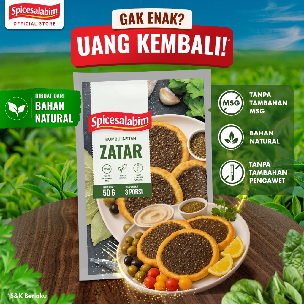 Bumbu Zatar Instan - Ajaib, Masak Jadi Mudah & Enak | Spicesalabim