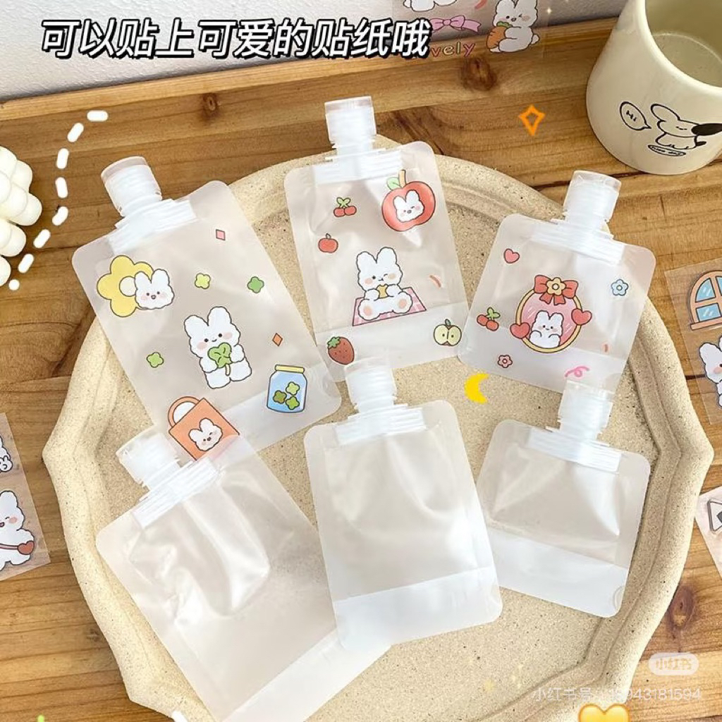 Plastik Refill Travel - Pouch Refill Bodycare Anti Bocor - Pouch Travel Sabun - Pouch Sabun Sampo