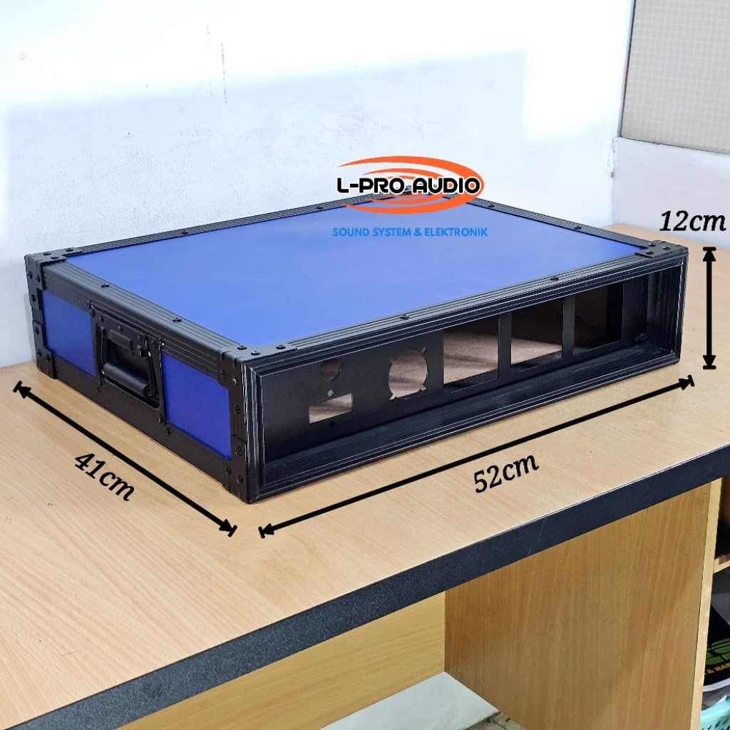 Box panel meter listrik 1 phase 2U dengan plat depan belakang