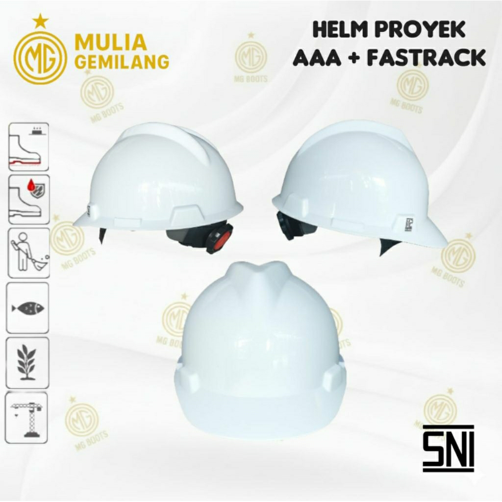 Helm Proyek AAA + Fastrack SNI Safety
