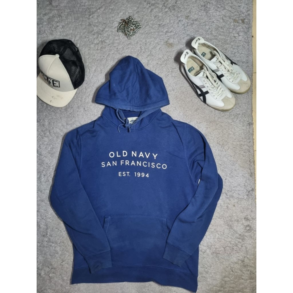Hoodie Old Navy Biru Elektrik