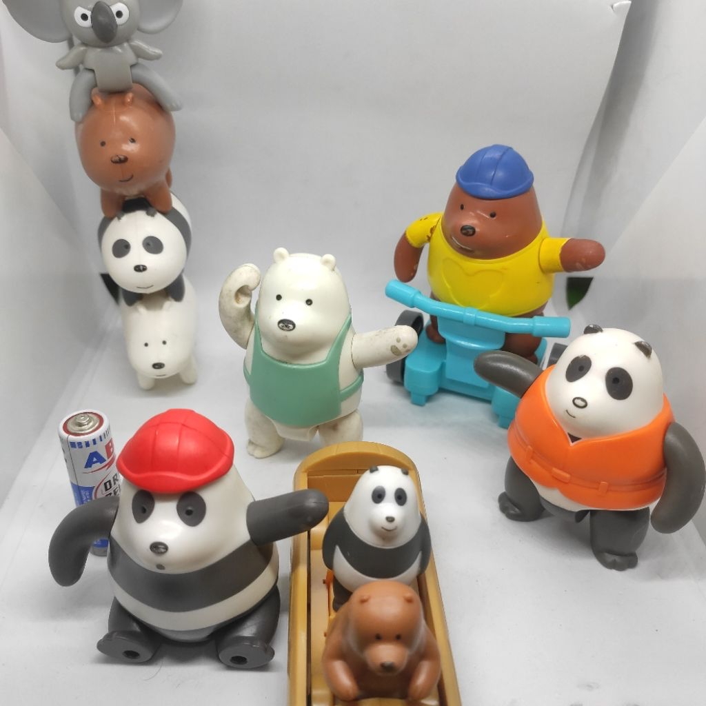 [READY]dijual mainan murah set figure WBB happymeals McD takeall semua