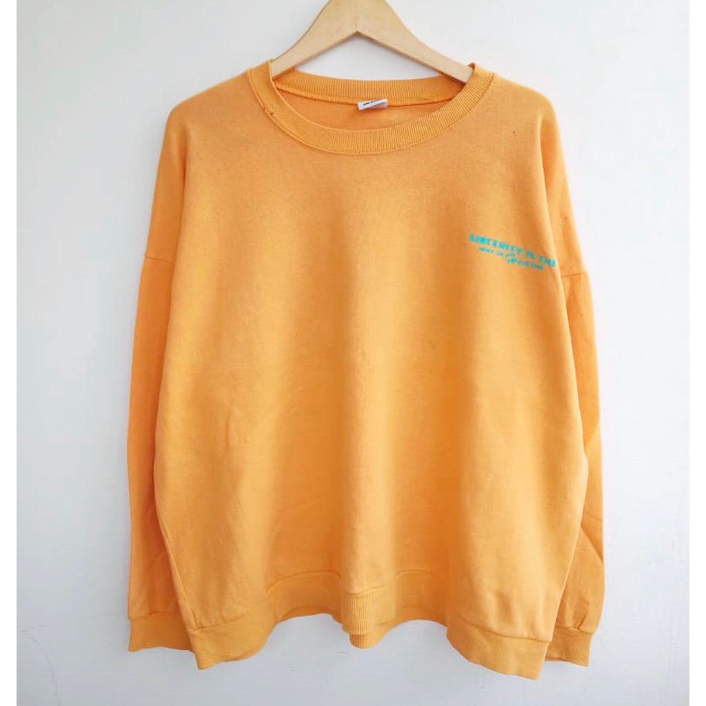 SWEATER ORANGE JUMBO LD 150 CM