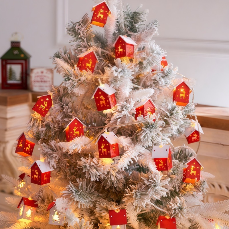 Evrydaygift () Lampu Rumah Natal Lampu Pohon Natal Lampu Natal House Lampu Dekorasi Natal