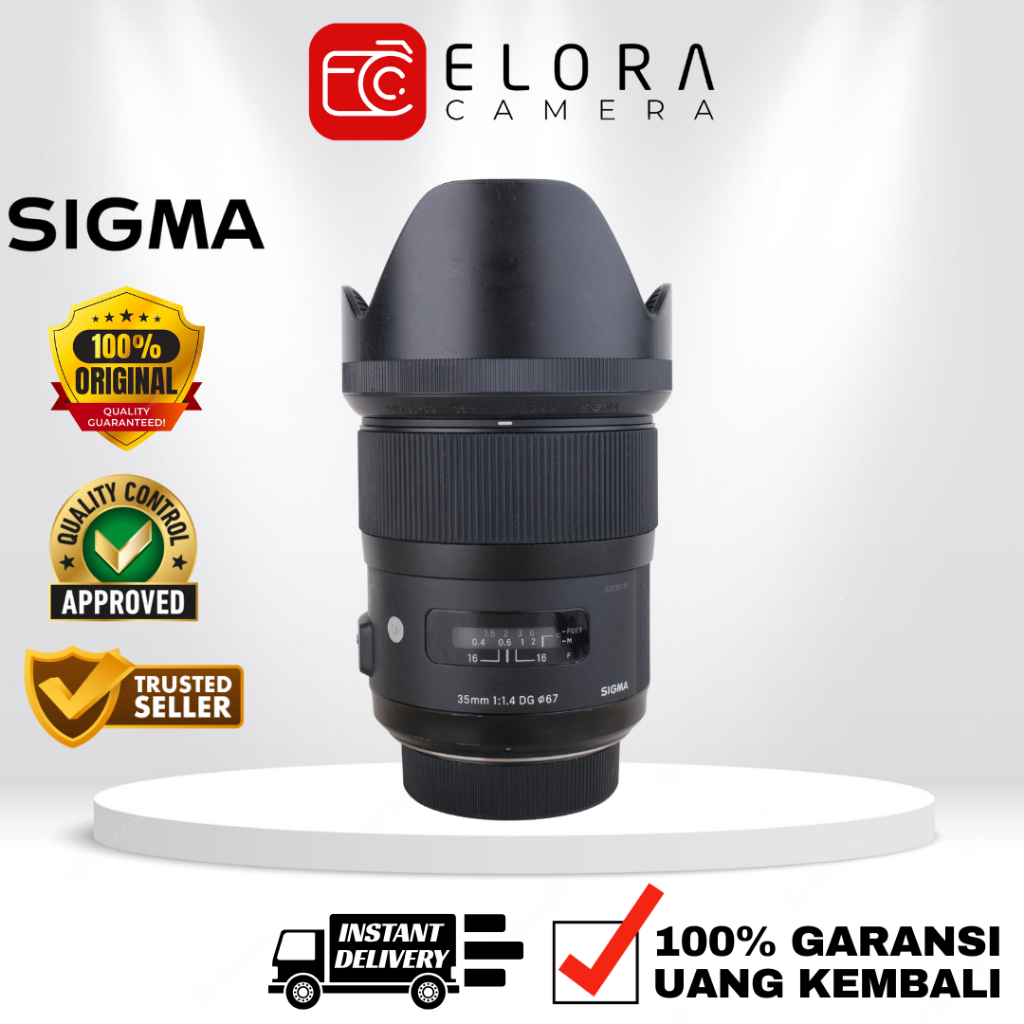 Sigma 35mm F1.4 DG Art For Nikon / Lensa Sigma Art 35mm F1.4 DG HSM Art For Nikon