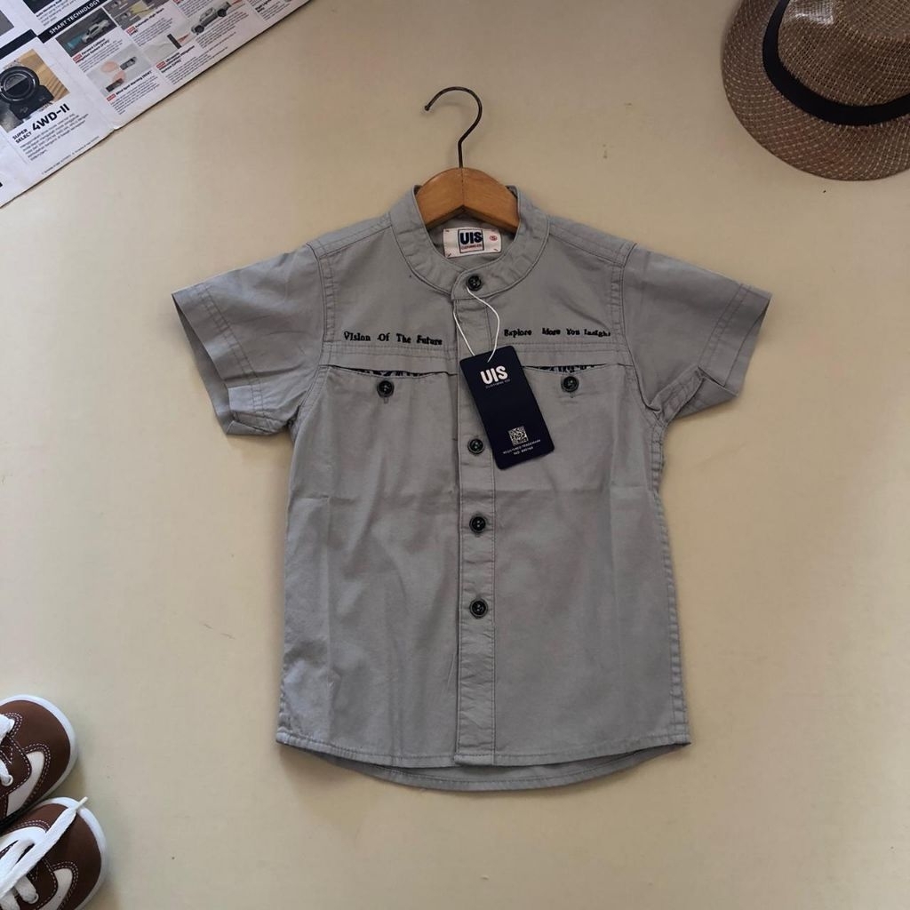 kemeja anak pendek UIS polos