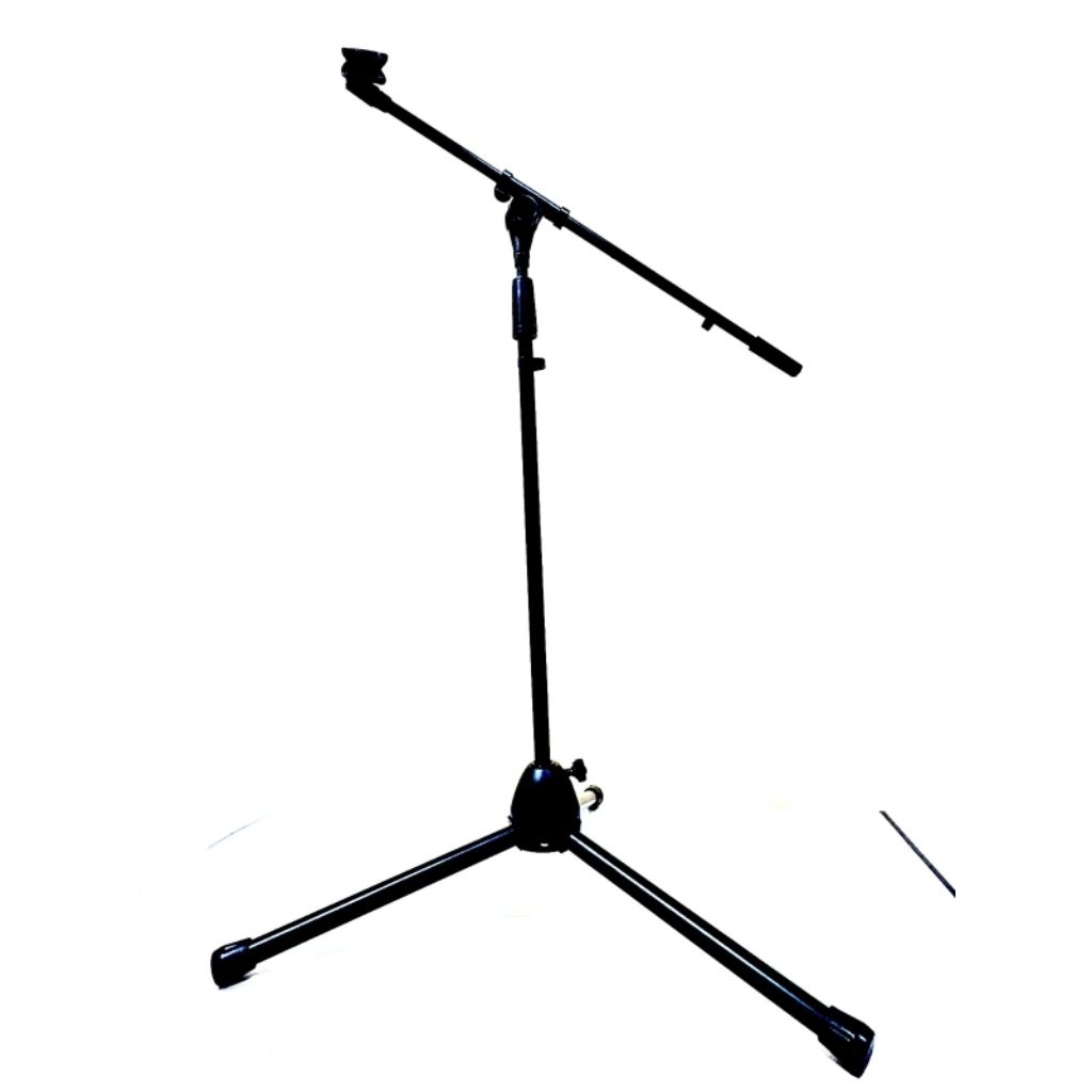 FAHRENHEIT STAND MICROPHONE - STAND MIC TINGGI STAND MIC PANJANG BAHAN BESI WARNA HITAM