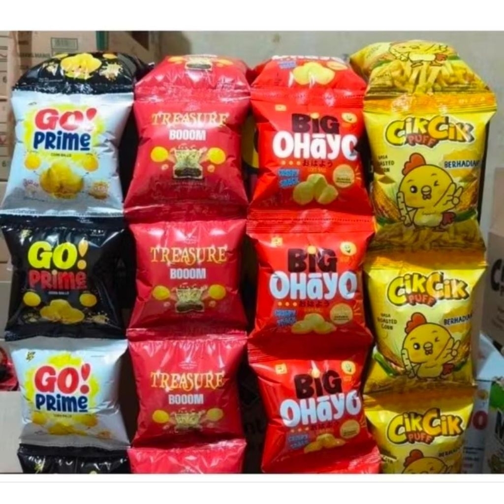 SNACK BERHADIAH OHAYO/ GO PRIME / CIKCIK/ TREASURE