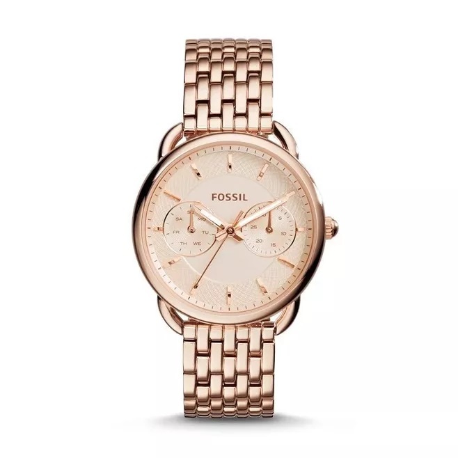 Jam Tangan Wanita FOSSIL ES3713 Rose Gold Stainless Steel