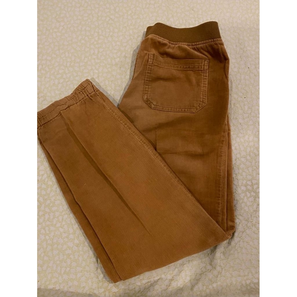 preloved celana coklat corduroy