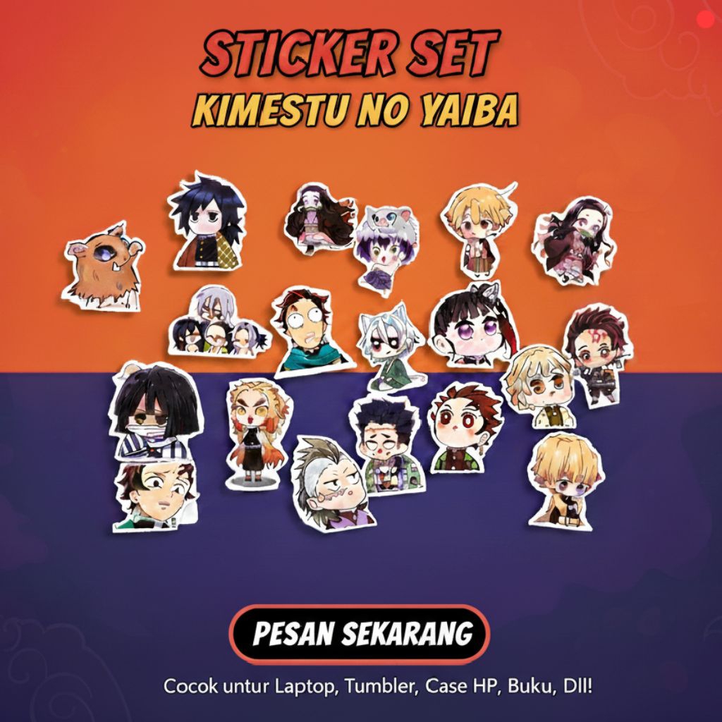 Sticker Set Kimetsu no Yaiba