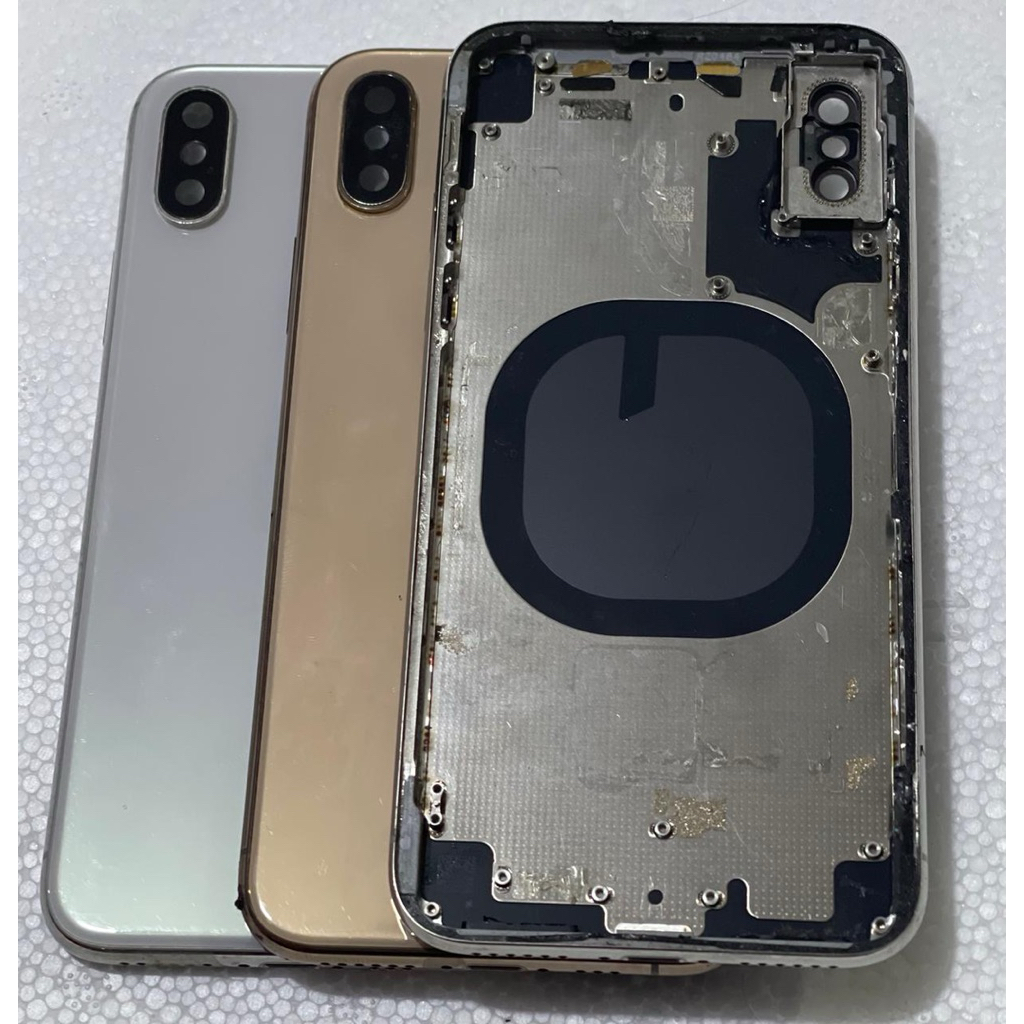 Backdoor iPhone XS MAX Original Copotan • Housing Belakang • Fullset Mulus – Siap Pasang