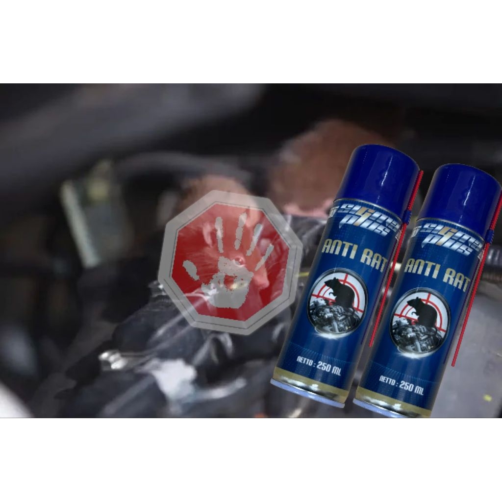 ANTI RAT/SPRAY UNTUK PENGUSIR TIKUS/RAT UNTUK MOBIL 250 ml.