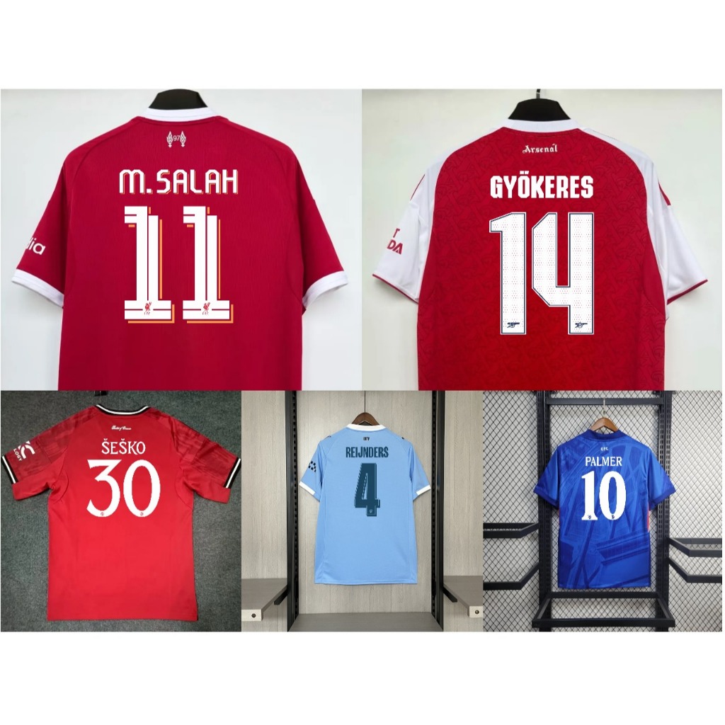 NAMESET PLUS JERSEY GRADE ORI CLUB EPL SEASON 25-26