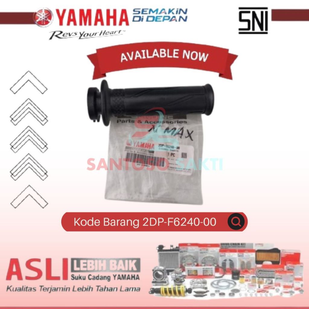 HandGrip Hangrip Selongsongan Gas Sarung Karet Gas Kanan Nmax Old ORIGINAL YAMAHA 2DP-F6240-00