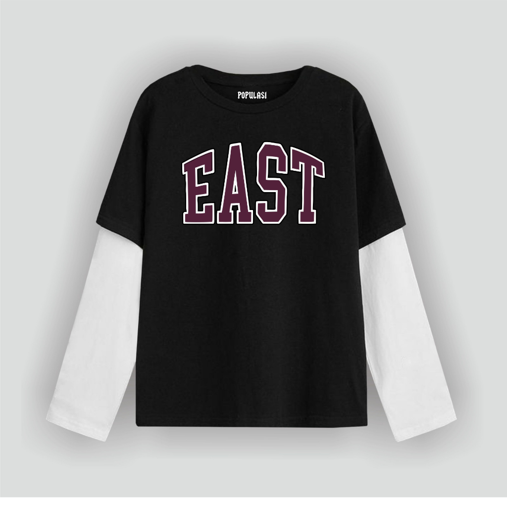 Cavenza T-shirt Double layer  long sleeve East Streatwear Unisex