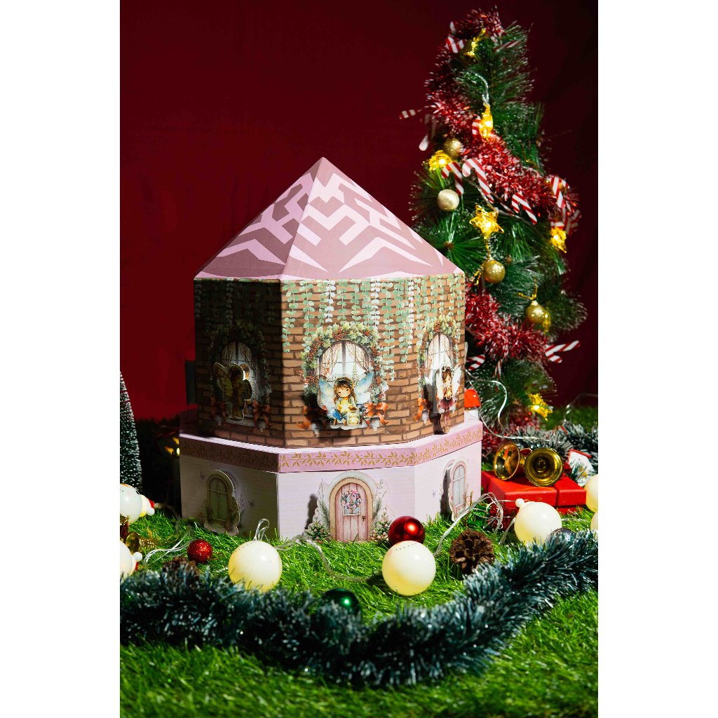 Pink Fairy Cookies Set Christmas Hampers/ Hampers Natal Premium/ Hampers Cookies/ Hampers Kue Kering