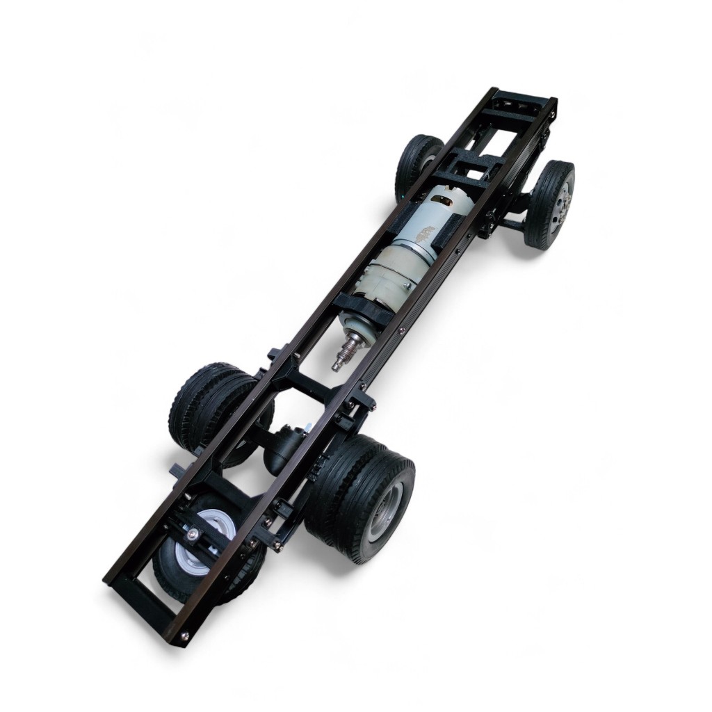 Sasis RC Truck Skala 14 PNP dengan dinamo bor dan servo 25kg