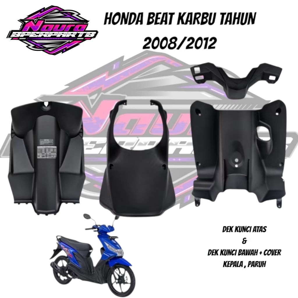 Paket Body Kasar Beat Karbu 2008-2012 / Paketan Cover Body Kasar Beat Karbu Old 2008-2012 / Paket Bo
