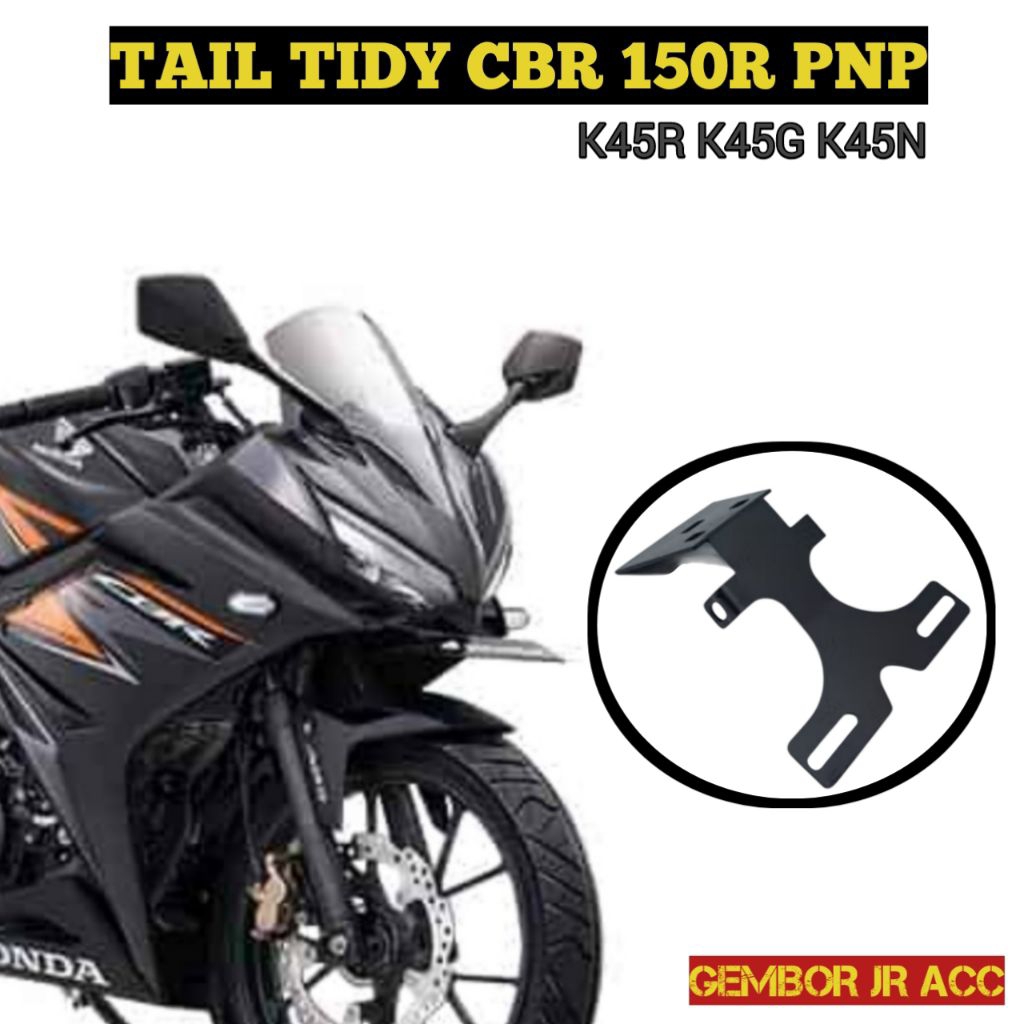 Tail Tidy Spakbor Belakang CBR 150R Facelift K45R K45G K45N Plus Dudukan Plat Nomor Sett Lampu Sein 