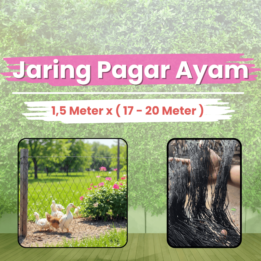 Jaring Ayam 1,5 meter / Jaring Kandang Ayam / Jaring Kebun / Jaring Serbaguna