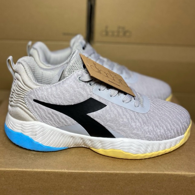 SEPATU DIADORA KEVIN BASKET GREY MENS SPORT ORIGINAL