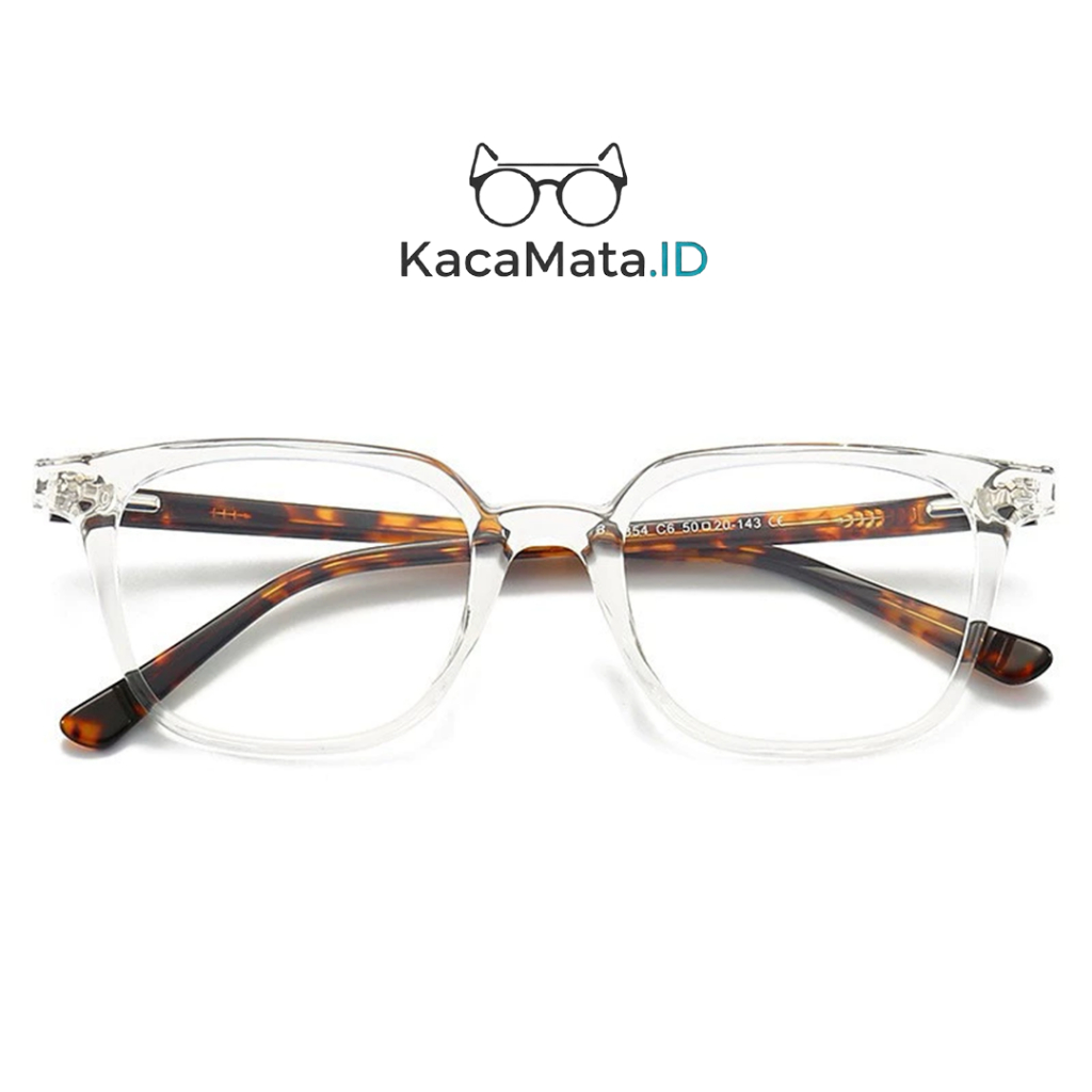 KacaMata_IDN Frame Kacamata Minus Pria & Wanita Model Kotak Lensa Blueray Photocromic Bluecromic Ant