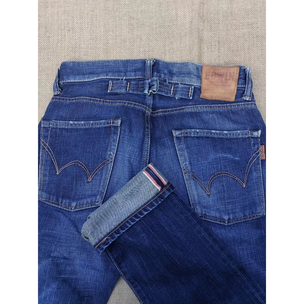 Edwin Vintage Denim Pantad Selvedge Celana jeans vintage retro classic rugged style