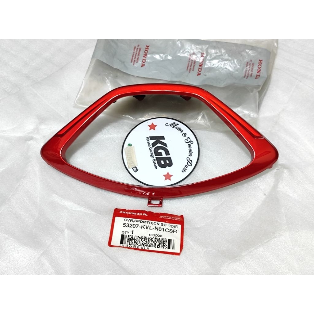 cover spidometer merah supra x 125 Batman Ori baru ahm  53207 kvl  N01CSR