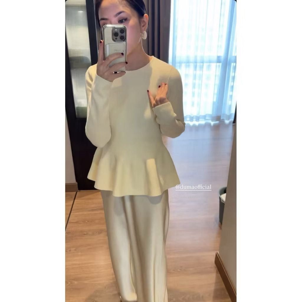 DUMA josette peplum top