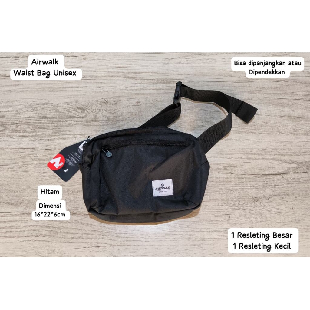 PROMOOO Tas Waist Bag Unisex Original Brand AIRWALK
