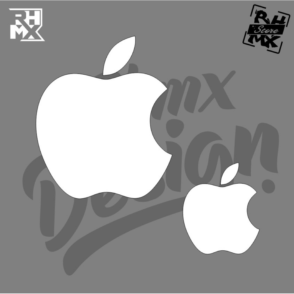 stiker ip stiker iphone logo iPhone cutting stiker ip emblem iphone kating stiker iphone