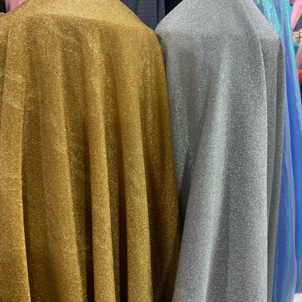 kain glitter double seguin tabur - kain sequin glitter tabur kecil - kain ajojing glitter tebal