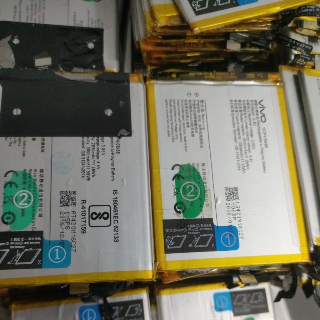 Baterai Batre Vivo V5 1601 V5s V5 Lite Y65 Y66 Y67 1719 Batre Vivo B-B2 copotan original