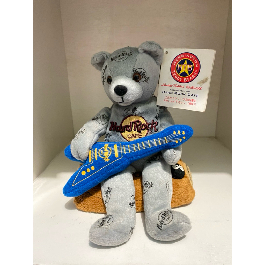 Boneka Karakter Teddy Bear Hard Rock Rocker Beara Uyeno Eki Tokyo / Boneka Teddy Bear / Boneka Vinta