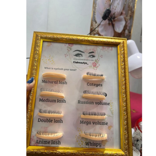 Display eyelash extension