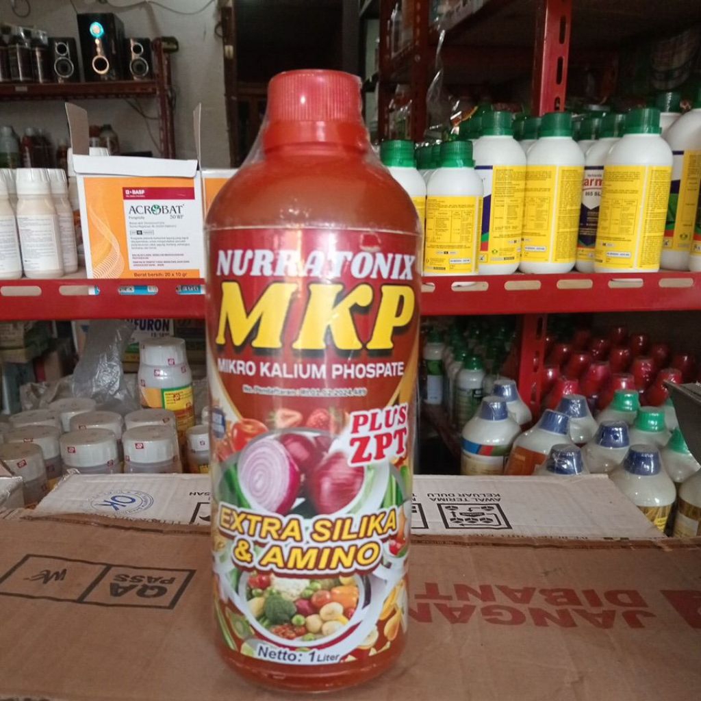 pupuk cair noratonik MKP mikrokalsium fosfat dan zpt ekstrak dan amino kemasan 1 liter
