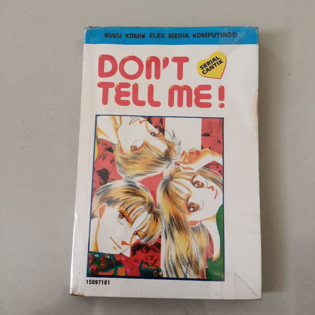 Komik jadul elex preloved serial cantik Don't tell me Chie Waseda