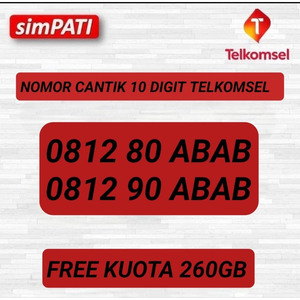 NOMOR CANTIK TELKOMSEL 10 DIGIT NOMOR CANTIK SIMPATI 10 DIGIT CANTIK