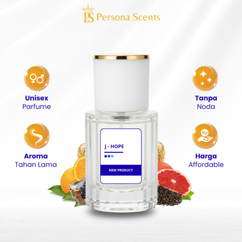 Parfum Pria Wanita Persona Scents Varian J Hope 30ml Eau De Parfume Aroma Tahan Lama Perfume EDP