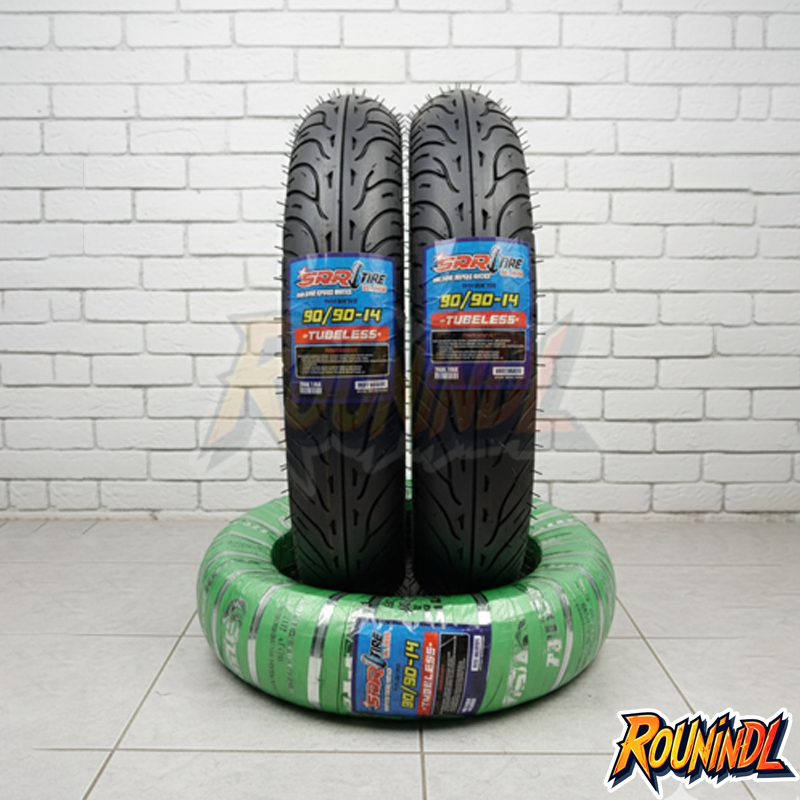 [SEPASANG MURAH] BAN SRR RING 14 / ( 80/90-14 & 90/90-14 ) & BAN SRR SUPER RING 14 / ( 80/90-14 & 90