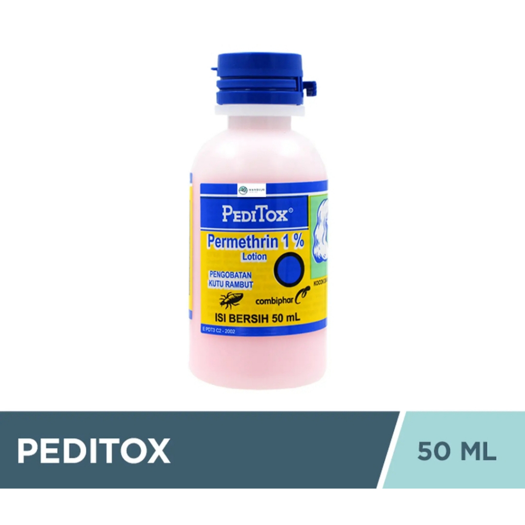 Peditox Permethrin 1% Lotion 50ML (Obat kutu rambut)